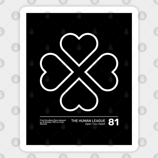 The Human League Open Your Heart Magnet by Timeless Chaos